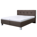 Sconto Čalúnená posteľ AFRODITE hnedá, 160×200 cm