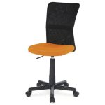 Sconto Detská stolička BAMBI oranžová/čierna