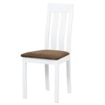 Sconto Jedálenská stolička BELA biela/hnedá