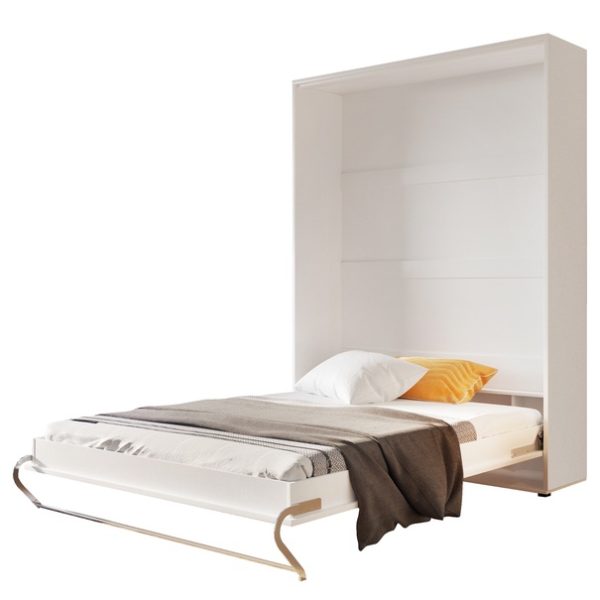 Sconto Sklápacia posteľ CONCEPT PRO CP-03 biela vysoký lesk, 90×200 cm