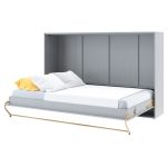 Sconto Sklápacia posteľ CONCEPT PRO CP-05 sivá, 120×200 cm