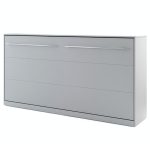 Sconto Sklápacia posteľ CONCEPT PRO CP-06 sivá, 90×200 cm