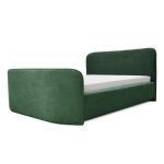 Sconto Čalúnená posteľ HELENE zelená, 140×200 cm