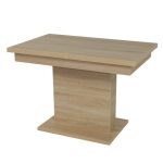 Sconto Jedálenský stôl SHIDA 2 dub sonoma, šírka 120 cm, rozkladací