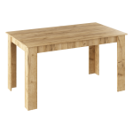 Jedálenský stôl, dub artisan, 140×80 cm, GENERAL NEW