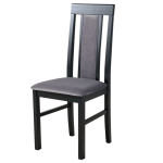 Sconto Jedálenská stolička NILA 2 NEW čierna/sivá