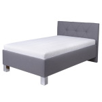 Sconto Čalúnená posteľ AFRODITE sivá, 140×200 cm