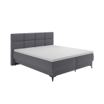 Boxspringová posteľ, 160×200, sivá, OPTIMA B