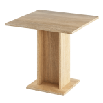 Jedálenský stôl, dub sonoma, 79×79 cm, EUGO
