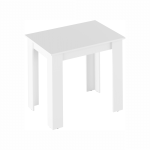 Jedálenský stôl, biela, 86×60 cm, TARINIO