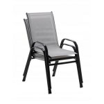 Set stoličiek Stela, 55 x 70 x 92 cm, 2 ks, sivá