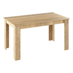 Jedálenský stôl, dub sonoma, 140×80 cm, GENERAL NEW