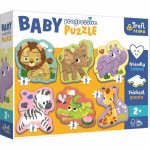Trefl Baby puzzle Safari, 6v1 (2-6 dielikov)