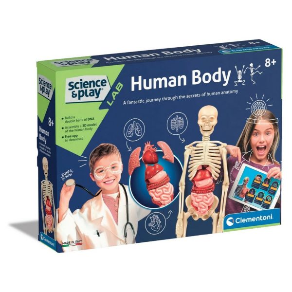 Clementoni Detské laboratórium – ľudské telo