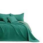 AmeliaHome Prehoz na posteľ Softa green – jadegreen, 220 x 240 cm