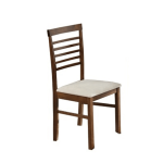 Jedálenská stolička, orech/béžová, BRISBO