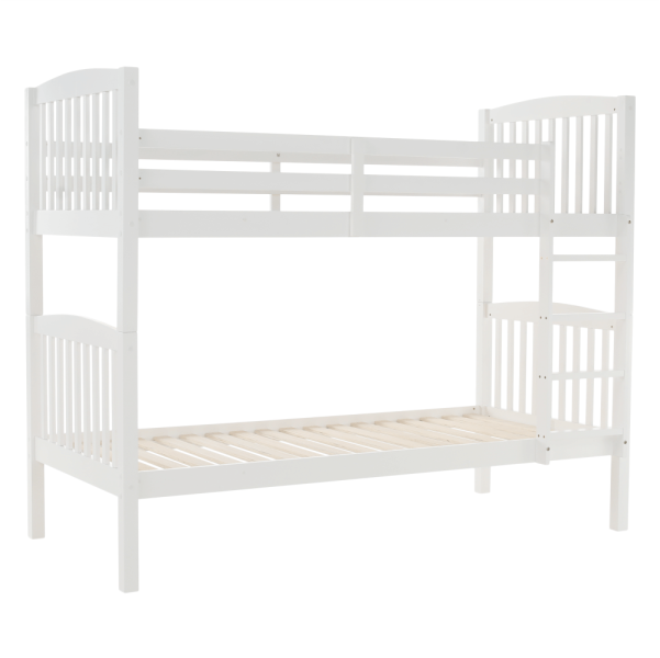 Poschodová rozložiteľná  posteľ, biela, RAVELO NEW RP1, rozbalený tovar