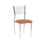 Jedálenská stolička, oranžová, ZAIRA