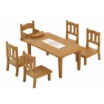 Sylvanian Families Nábytok – jedálenský stôl so stoličkami