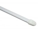 Vitrážna tyč rozťažná, plochá 11 mm biela, 80 – 115 cm