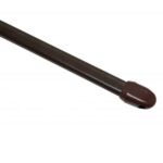 Vitrážna tyč rozťažná, plochá 11 mm hnedá, 40 – 60 cm